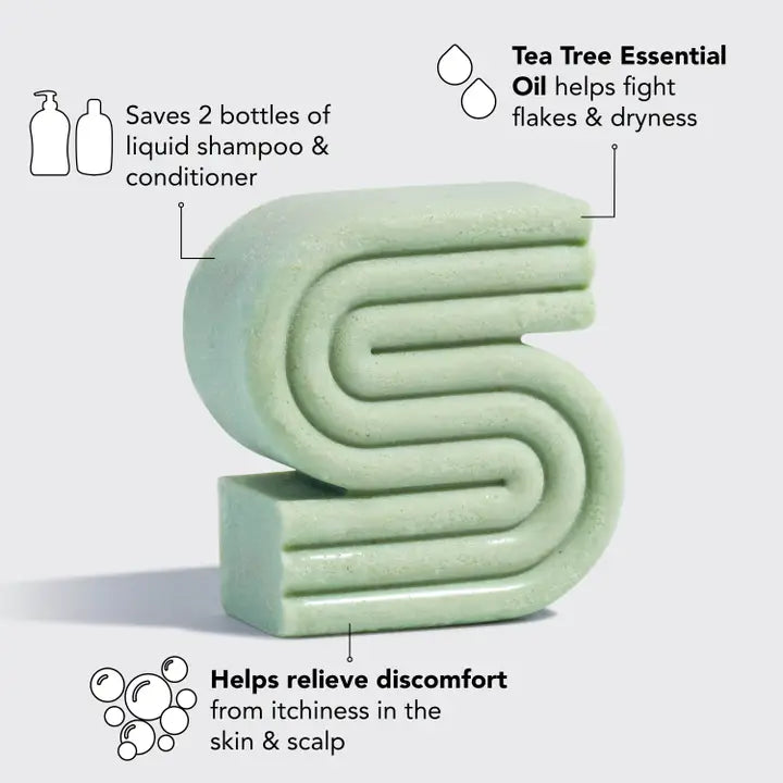 Tea Tree & Mint Clarifying Shampoo & Conditioner Bars