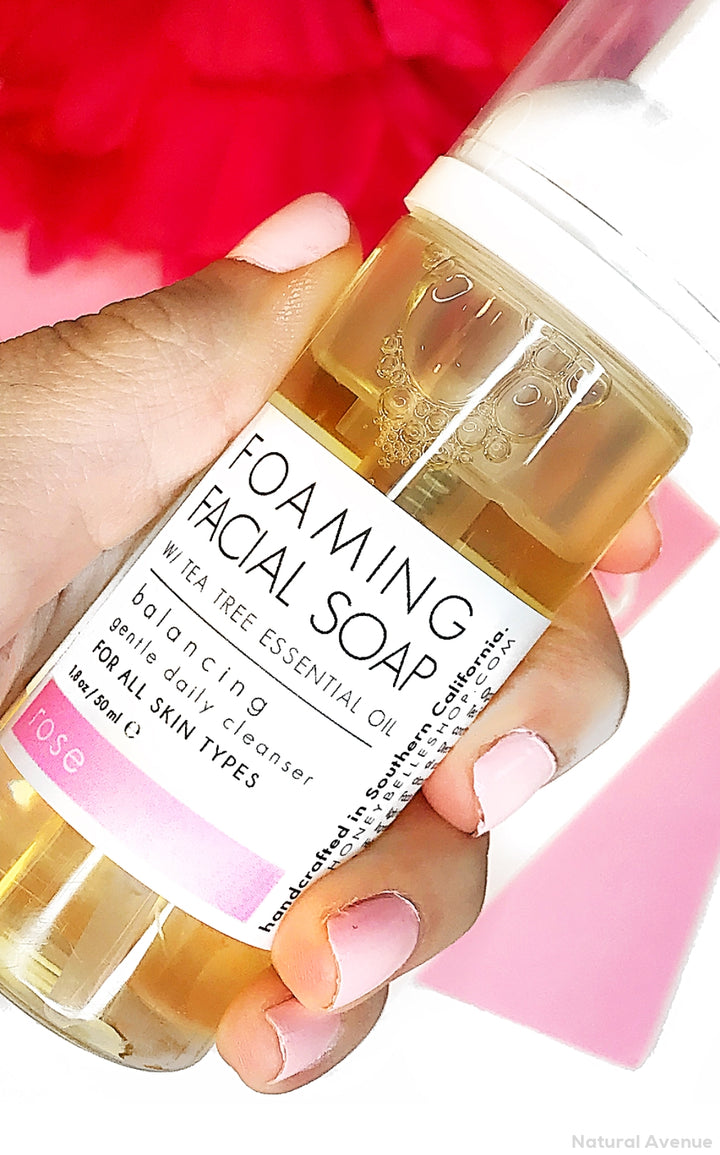 Rose Foaming Facial Soap