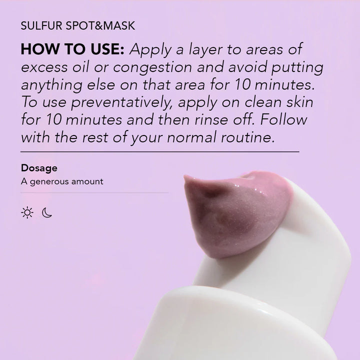 Sulfur SPOT&MASK Acne Spot Treatment