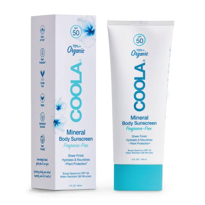 Mineral Body Organic Sunscreen Lotion