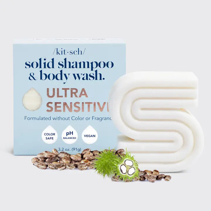 Ultra Sensitive Shampoo & Conditioner Bars For Hair, Scalp & Skin