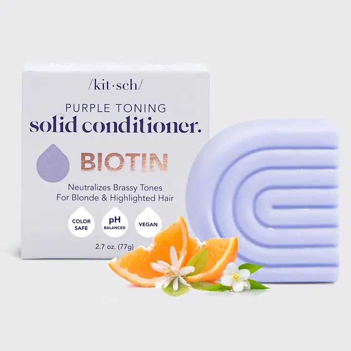 Biotin Purple Toning Shampoo & Conditioner Bars