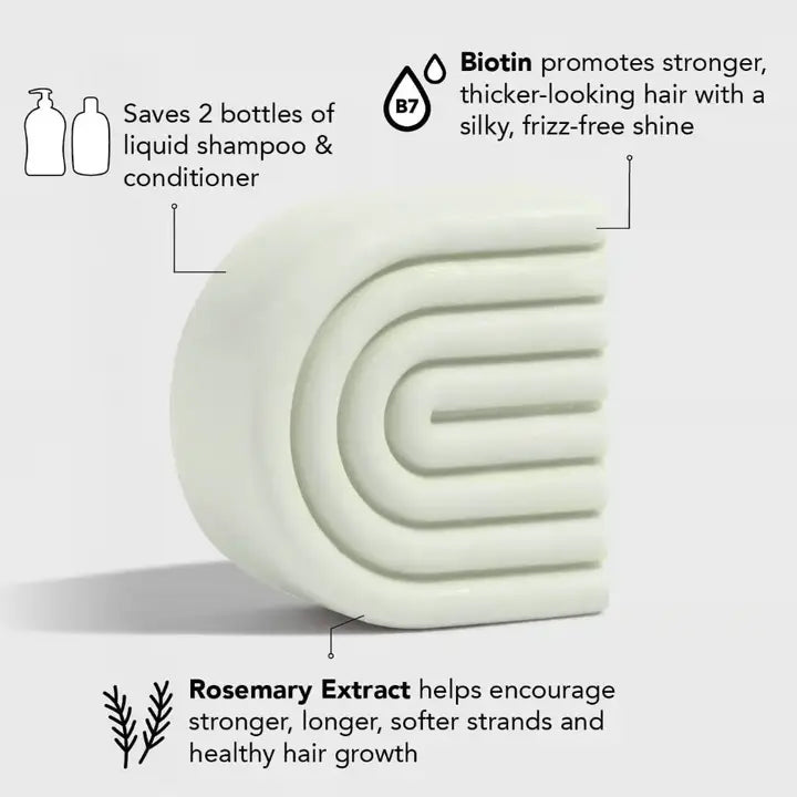 Rosemary & Biotin Volumizing Shampoo & Conditioner Bars