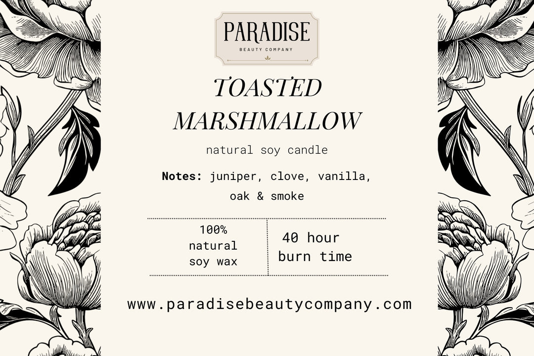 Toasted Marshmallow Natural Soy Wax Candle