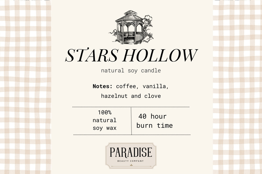 Stars Hollow Natural Soy Wax Candle