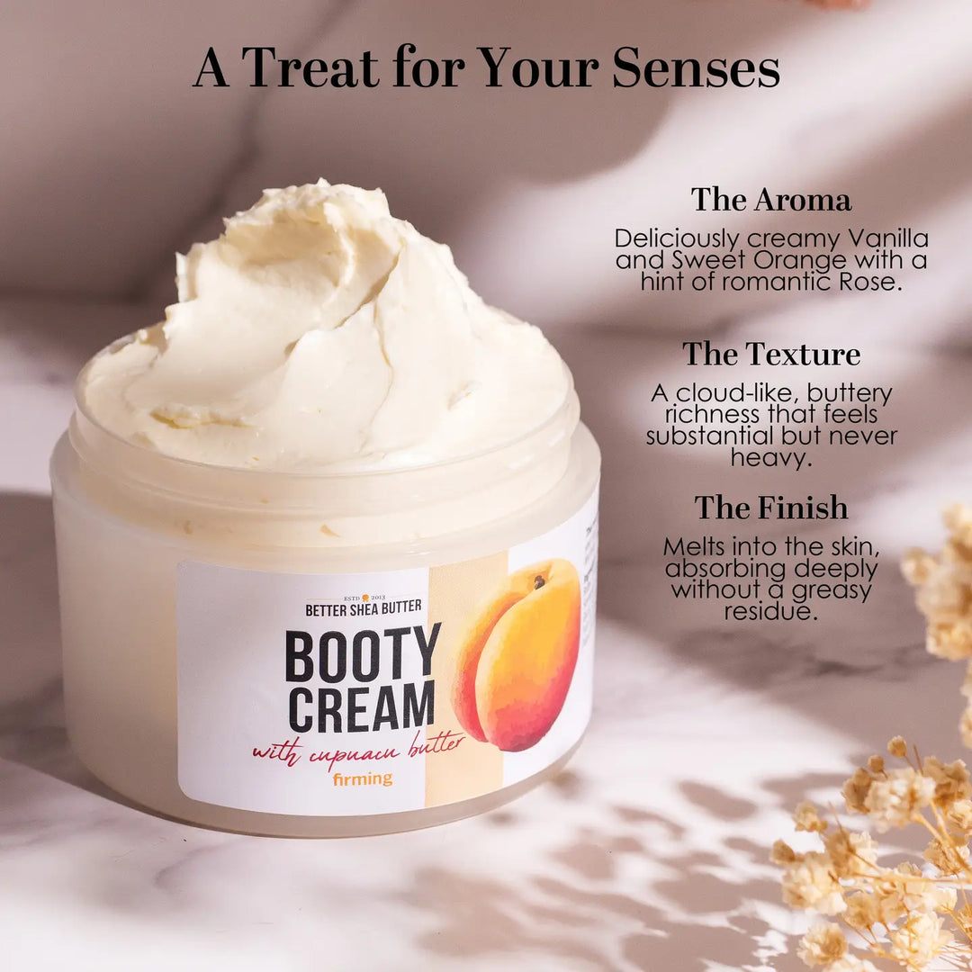 Better Booty Firming Cream with Shea Butter & Cupuaçu Butter