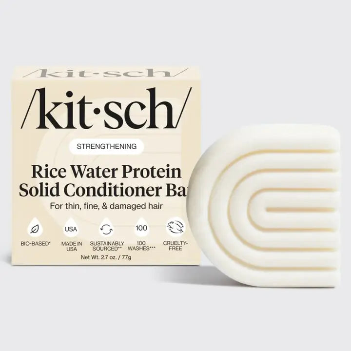 Rice Water Protein Strengthening Shampoo & Conditioner Bars
