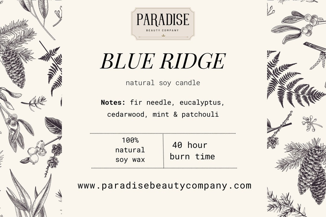 Blue Ridge Natural Soy Wax Candle