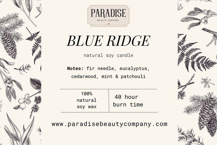 Blue Ridge Natural Soy Wax Candle