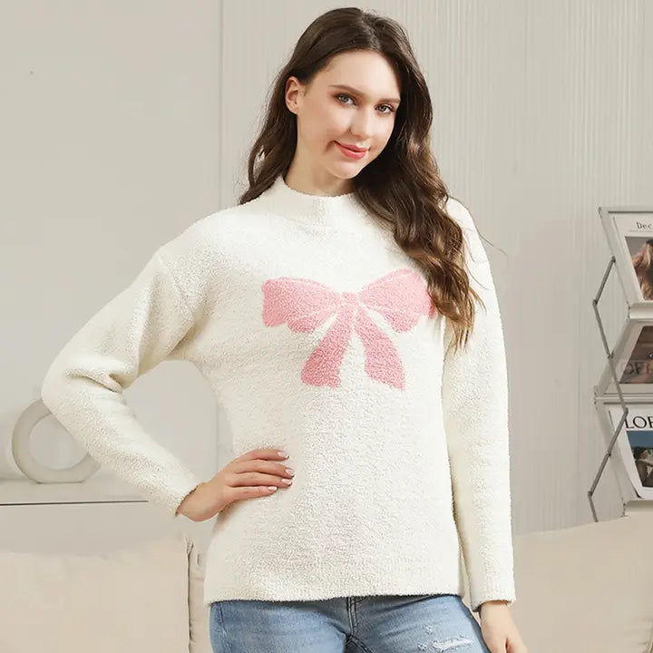 Paradise Beauty Company | Bow Sweaters