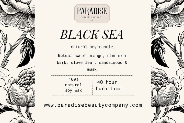 Black Sea Natural Soy Wax Candle