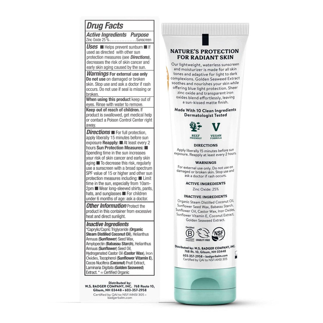 SPF 40 Tinted Face Mineral Sunscreen