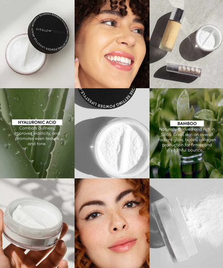 Fitglow Beauty | Hyaluronic Loose Setting Powder