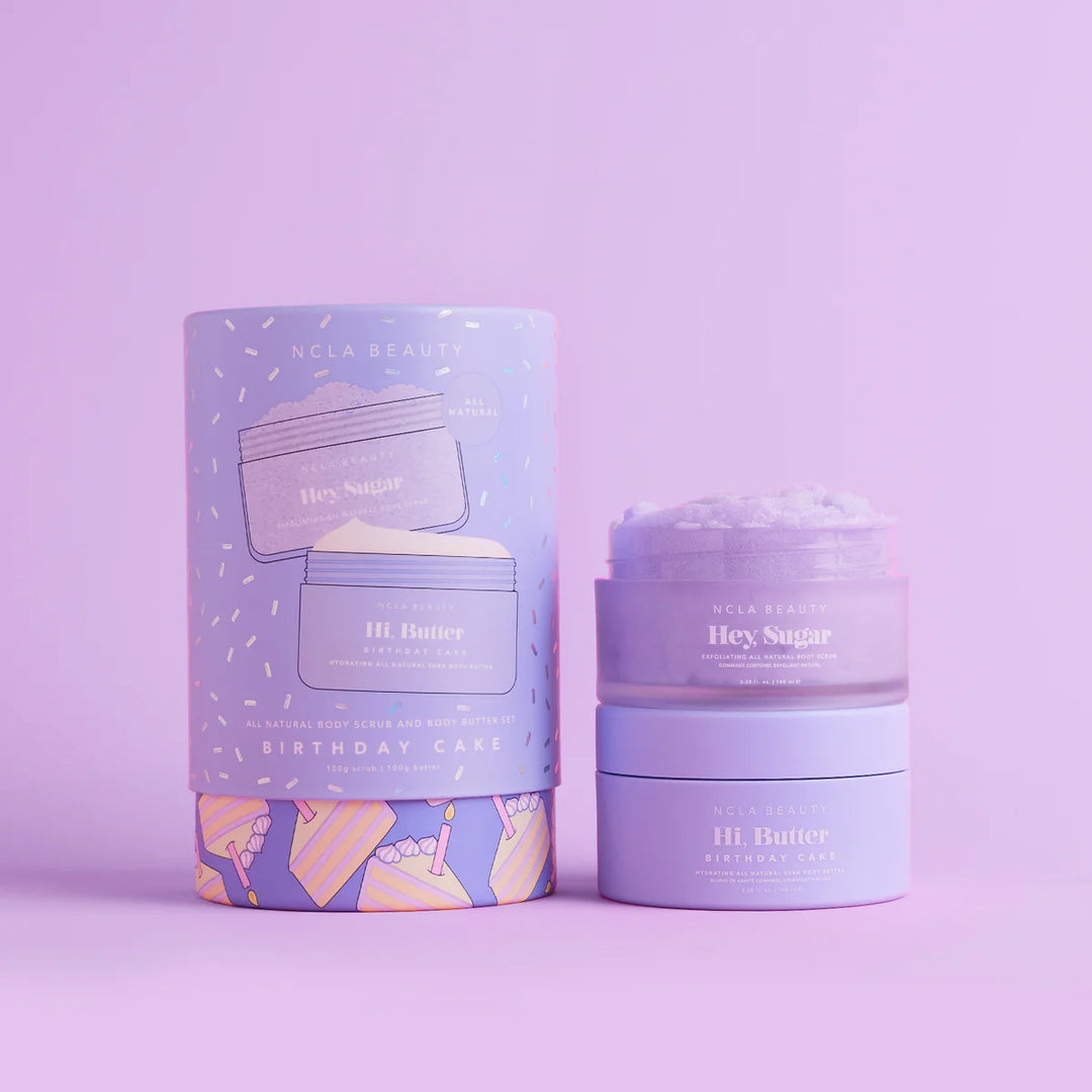 NCLA Beauty | Body Scrub + Body Butter Set