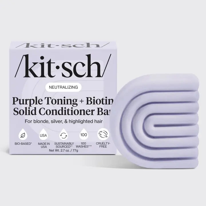 Biotin Purple Toning Shampoo & Conditioner Bars