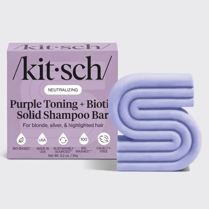 Biotin Purple Toning Shampoo & Conditioner Bars