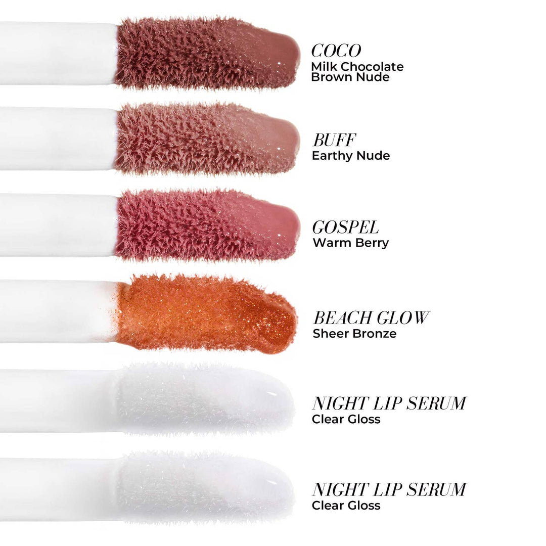 Fitglow Beauty | 6 Piece Mini Lip Color Serum