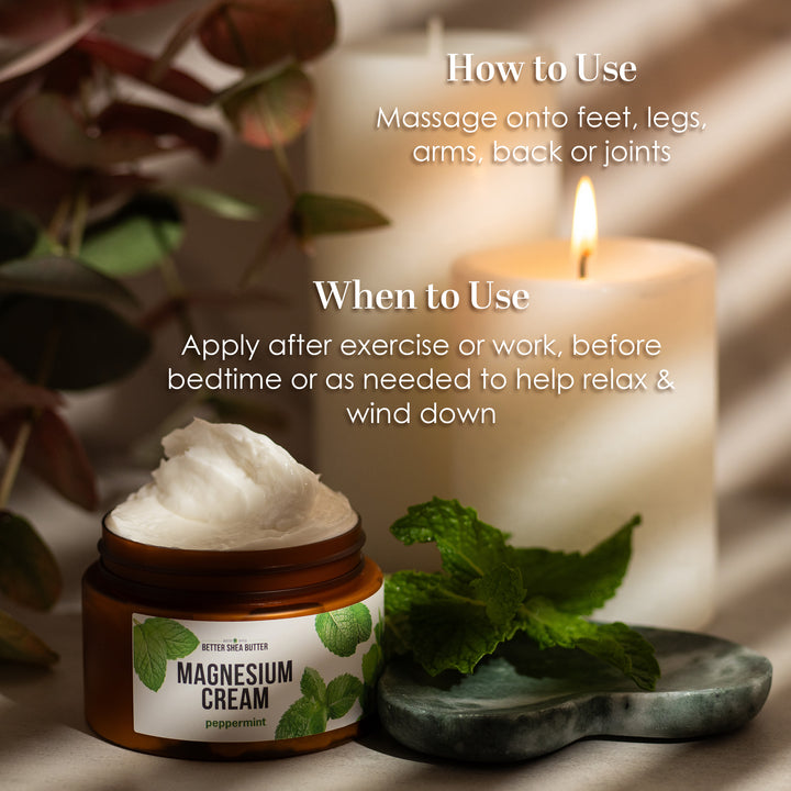 Magnesium Cream for Sore Muscles and Relaxation