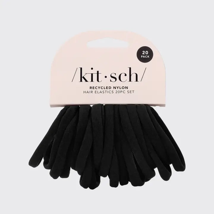 Kitsch | Eco Friendly Nylon Hair Elastics 20 Piece Set