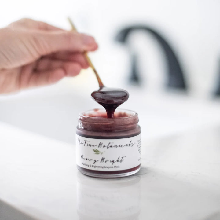 Me Time Botanicals | Berry Bright Polishing & Brightening Enzyme Mask